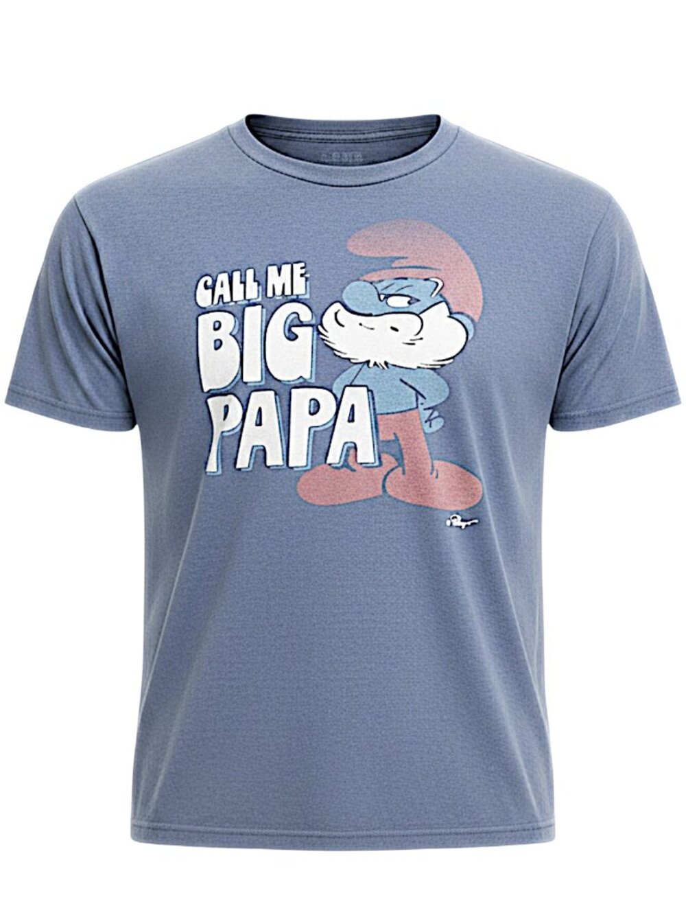 Smurfs Big Papa Graphic Tee Blue XXL - Picture 2 of 8